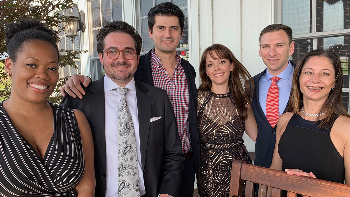 Plastic Surgery residents at an event