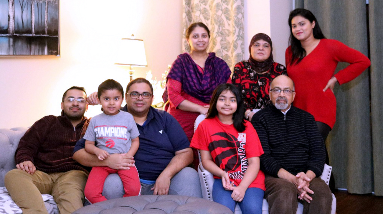 Marzuk Chaudry's extended family lives in Canada.