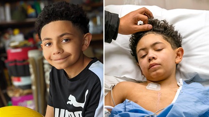 Doctors diagnosed Evan with end-stage heart failure likely caused by a genetic condition called left ventricular noncompaction cardiomyopathy (LVNC). 