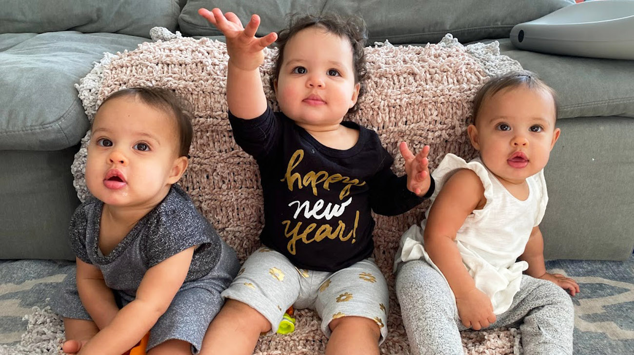 Kati had three girls via two surrogates.