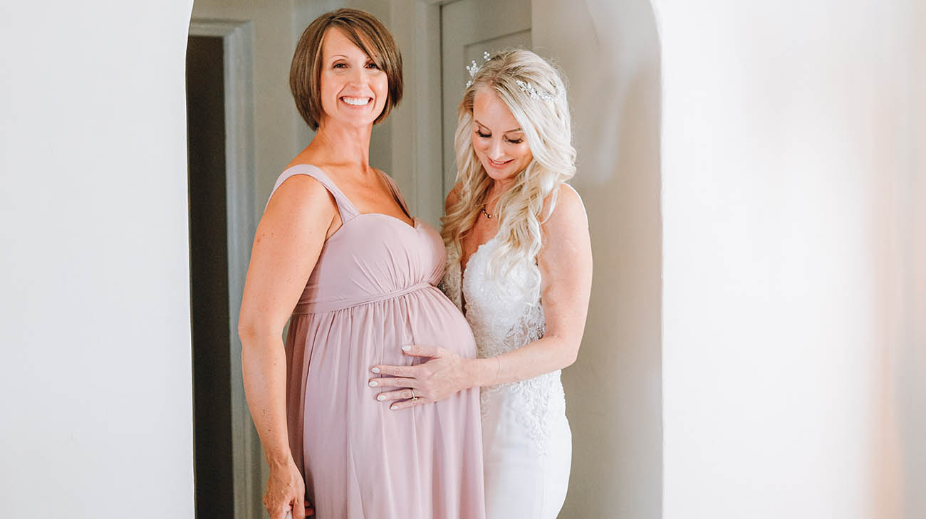 Kati had one of her daughters via her best friend and surrogate.