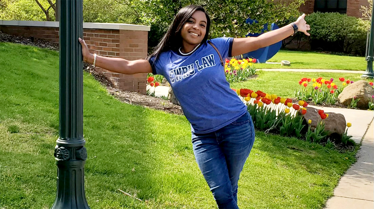 Lauryn at Case Western Reserve University.