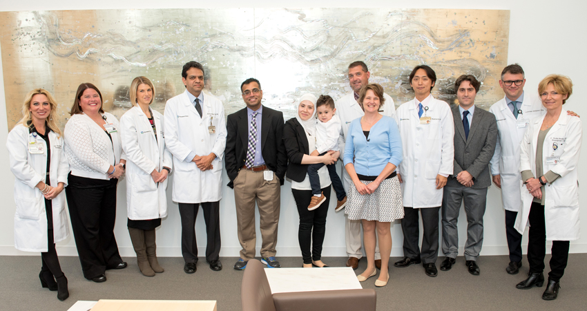 Four-Year-Old Boy Meets Lifesaving Liver Donor from Halfway Around the World: Group Photo | Cleveland Clinic Patient Stories