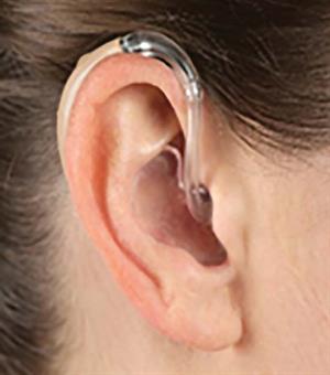 hearing aid in ear