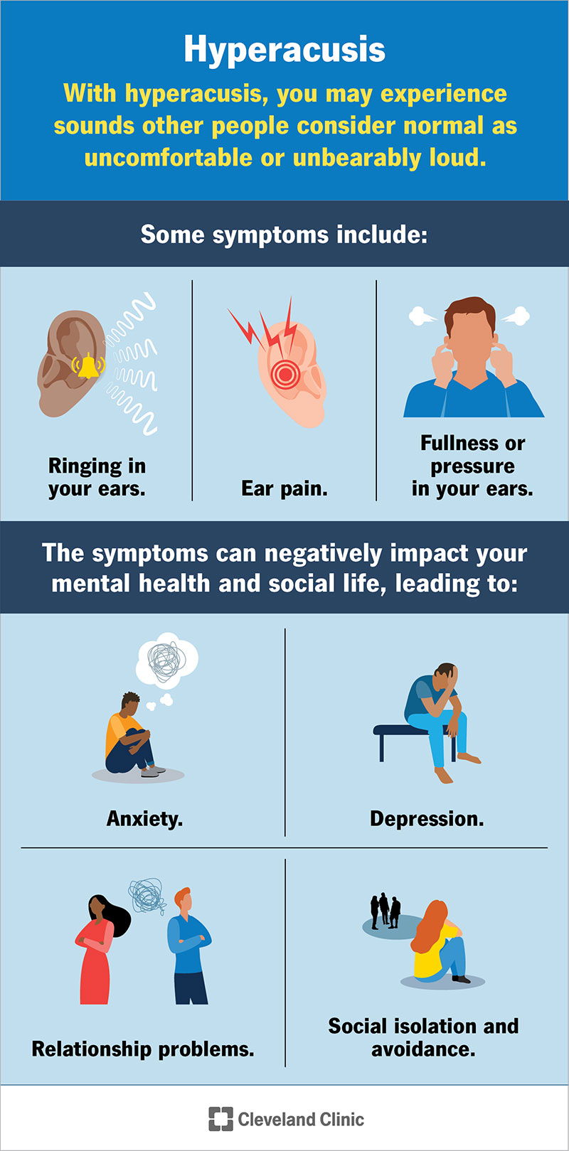 Common symptoms of hyperacusis and their potential impact on your mental health and social life