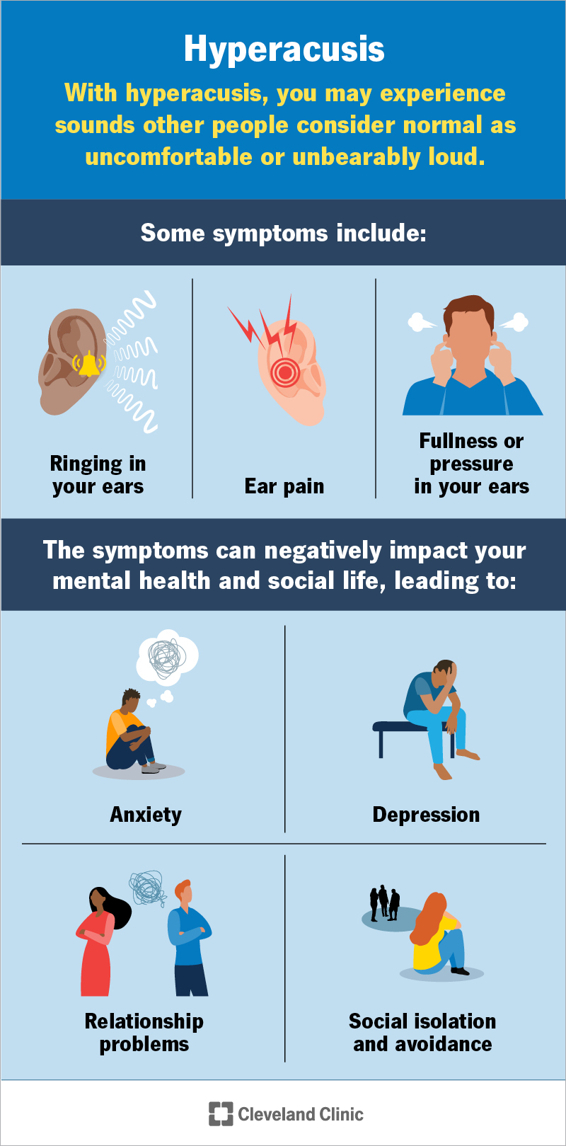 Common symptoms of hyperacusis and their potential impact on your mental health and social life