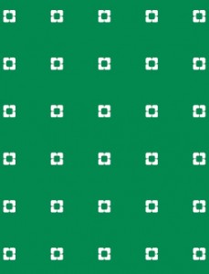 1-Color Green Diagonal Reverse