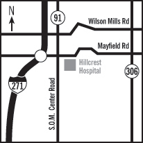 hillcrest hospital map