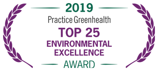 2019 Practice Greenheatlh Top 25 Environmental Excellence Award