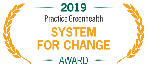 2019 Practice Greenheatlh System For Change Award