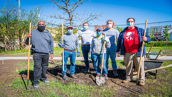 108th street tree planting