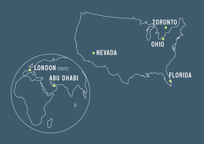 UNGC Global Location Map | Cleveland Clinic