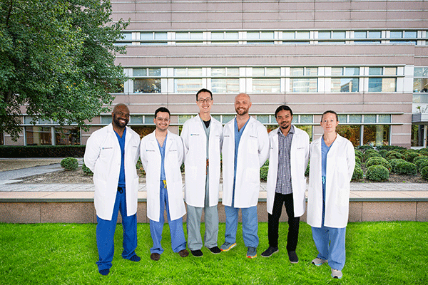 Group picture of Anesthesiology Critical Care Medicine fellows.