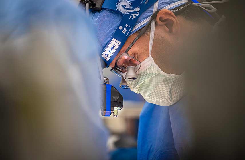 Physician in the operating room performing surgery | Cleveland Clinic