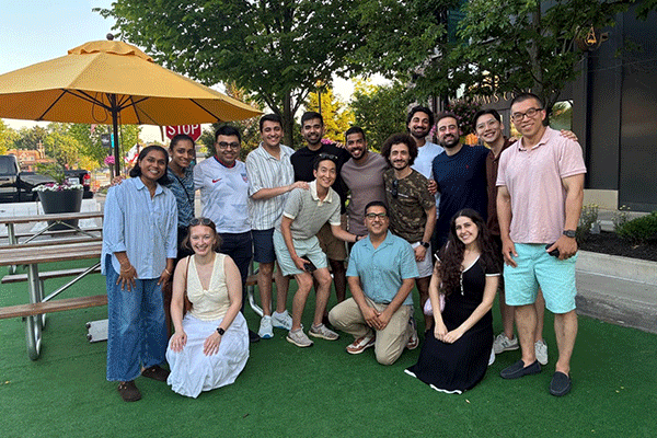 GI Fellows gathered for group photo in Shaker Heights - Cleveland.