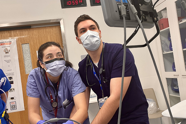Residents during simulation