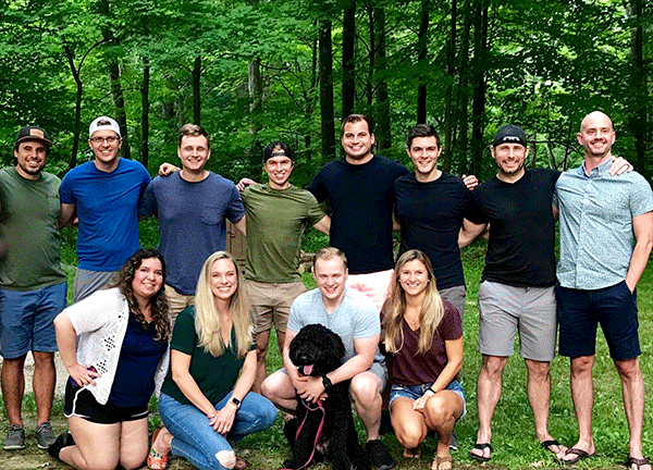 Group shot of class of 2024 residents