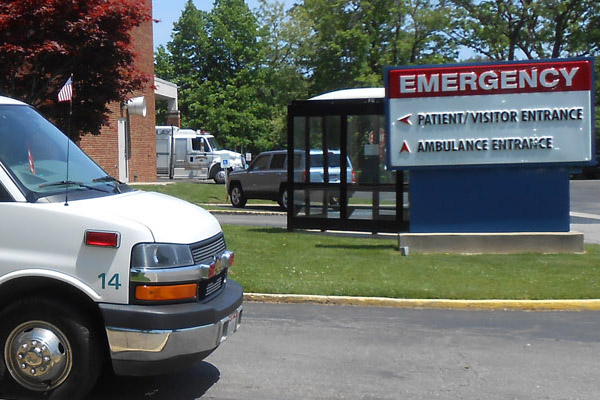 Ashtabula County Medical Center's Emergency Room, located in Ashtabula, Ohio