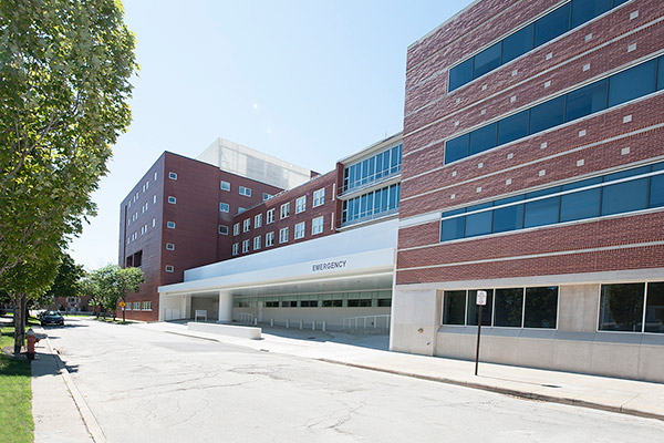 Cleveland Clinic Lutheran Hospital's Emergency Room, located in the Cleveland neighborhood of Ohio City