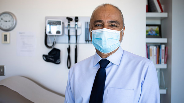 Medical Executive with a mask