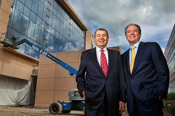 Leadership for the Campaign for Cleveland Clinic Florida: Albert E. Maroone (left) and Michael E. Maroone (right)