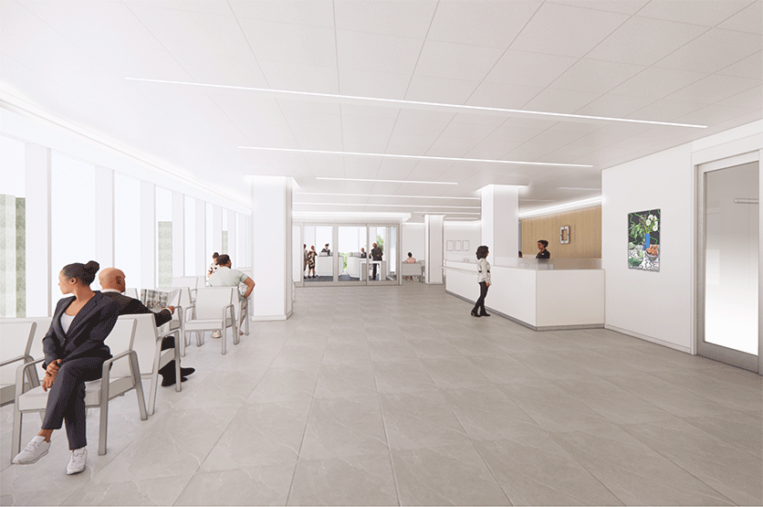 Emergency Department expansion at Indian River Hospital.