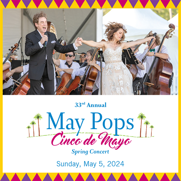 Photo and invitation to 2024 May Pops event