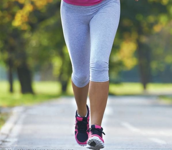 woman jogging