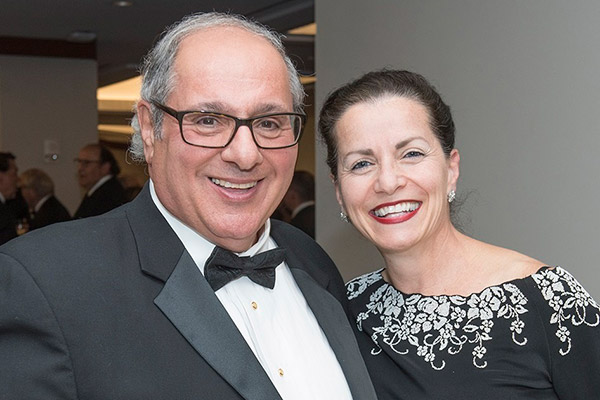 Dr. Rustom Khouri and his wife, Mary