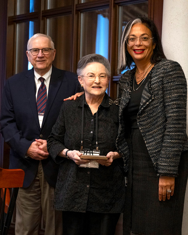 Linda Kaufman with Lara Kalafatis and Dr. Jim Young