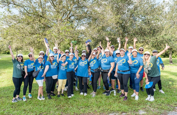 Florida 2024 VeloSano caregiver participants