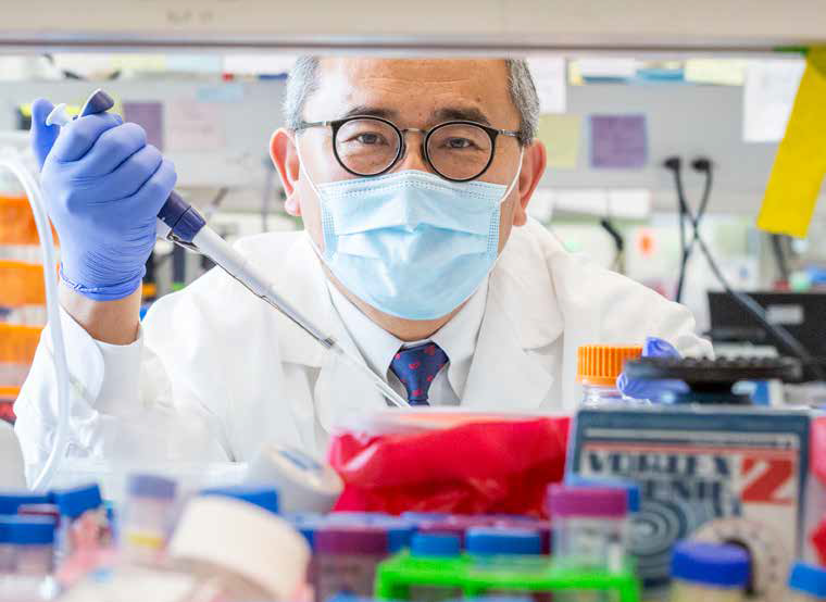 Jae Jung, PhD, Chair of the Lerner Research Institute’s Department of Cancer Biology. Photo credit: Denise Crew