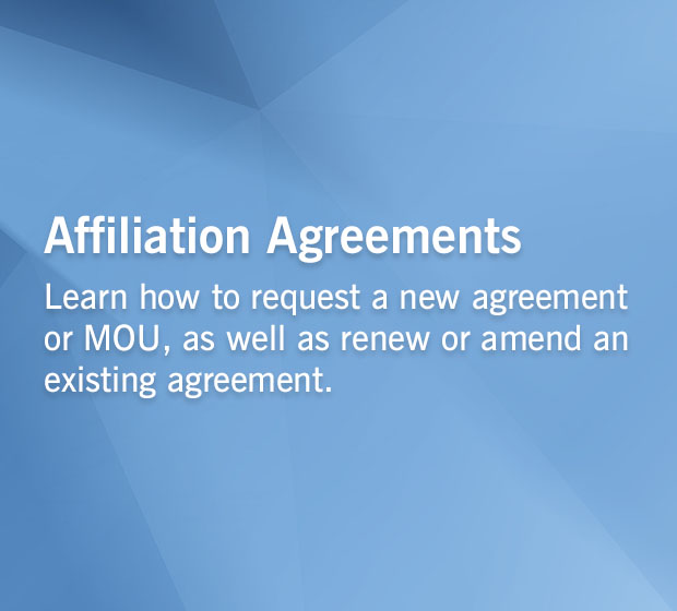 Affiliation Agreements | Cleveland Clinic Health Sciences Education