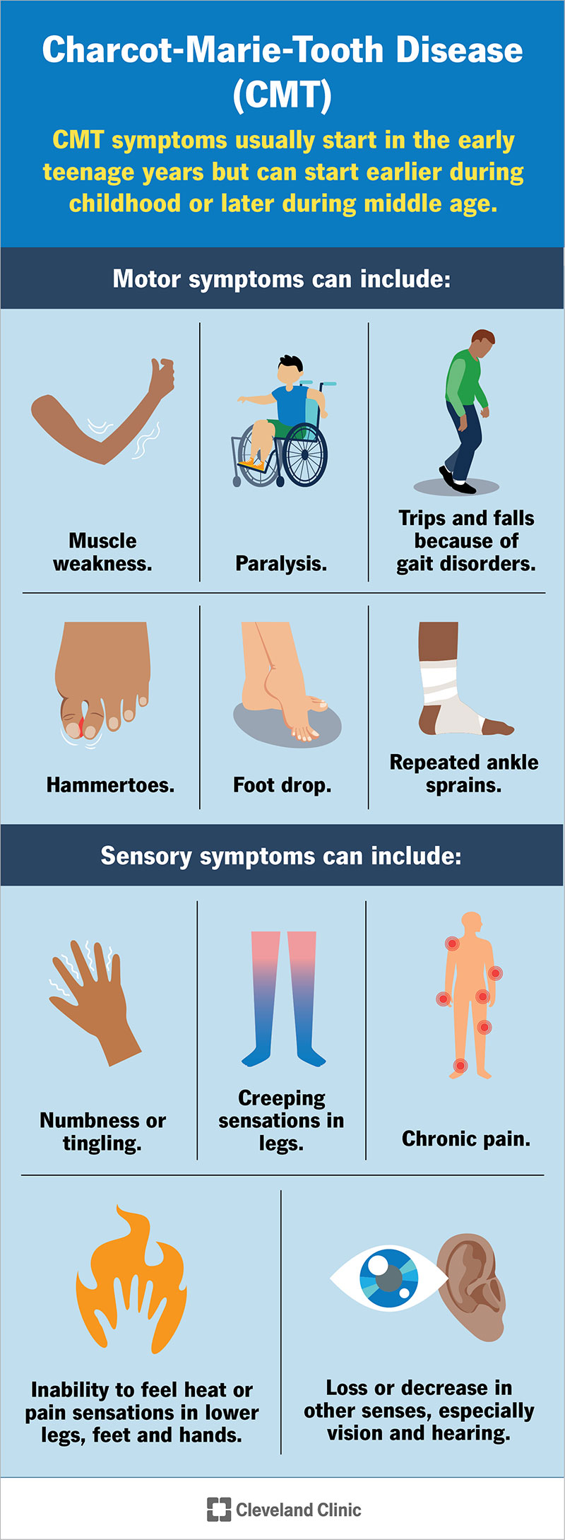 Charcot-Marie-Tooth Disease (CMT): Symptoms & Treatment