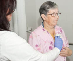 3. Wash your incision gently with soap and warm water using a clean wash cloth or your hand and light touch.