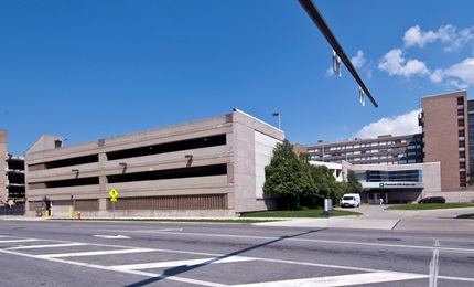 P4 - Parking garage at E. 90th St. and Carnegie Ave.