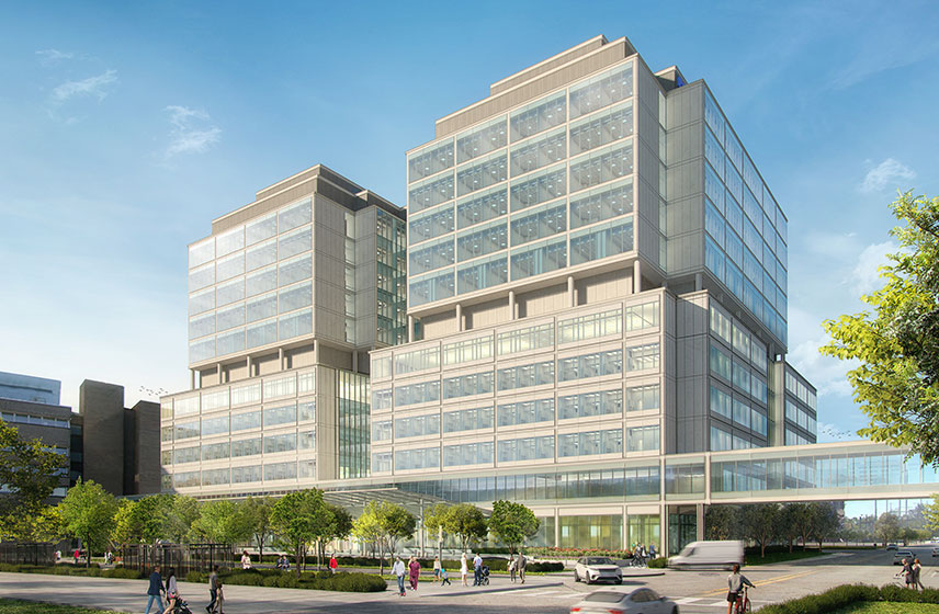 Rendering of new Neurological building