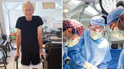 Because Tom's prostate cancer spread beyond the prostate and into the nerves that supply erectile function, he opted for a surgery at Cleveland Clinic that included a novel nerve reconstruction technique. 