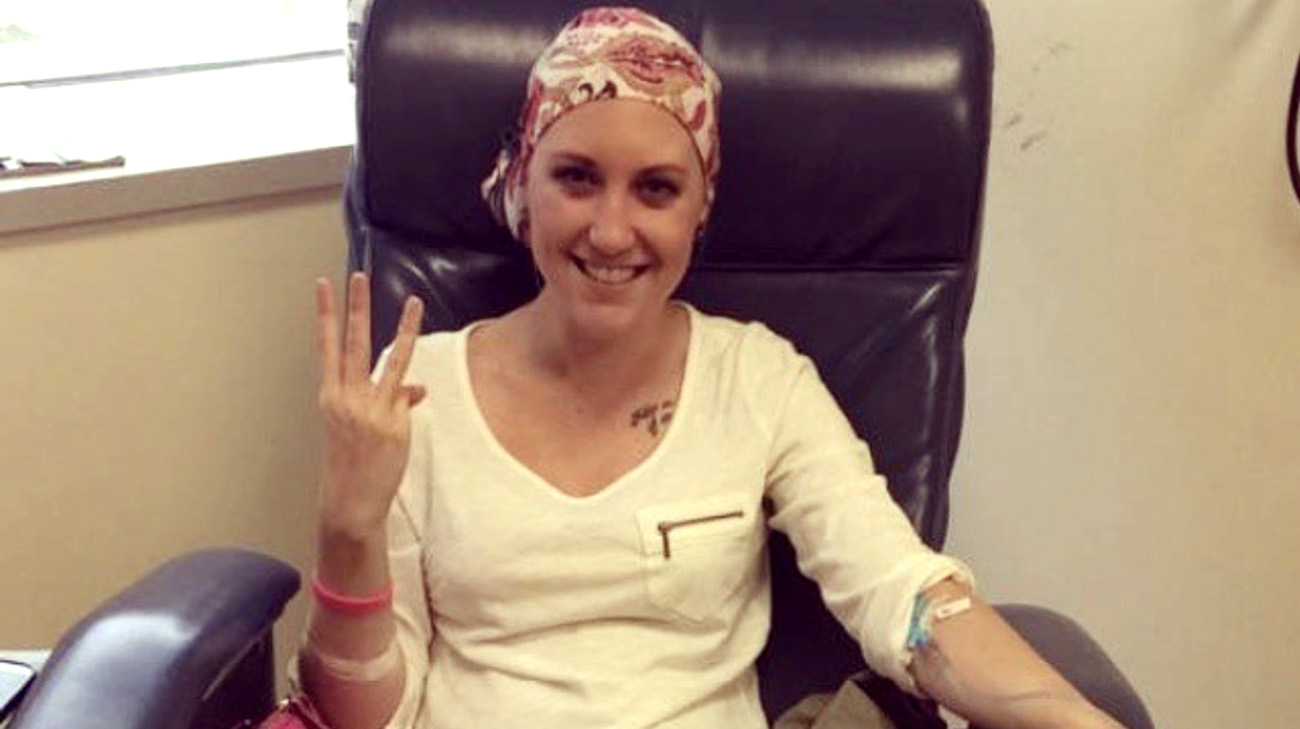 Brittney underwent four rounds of chemotherapy at Cleveland Clinic. (Courtesy: Brittney Rinella)
