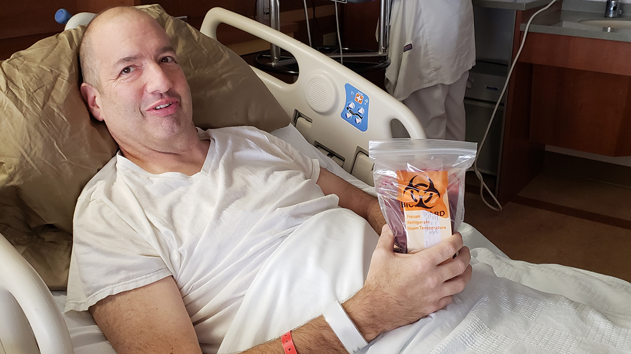 Mike Balla received a bone marrow transplant at Cleveland Clinic to treat adult acute myeloid leumemia. (Courtesy: Mike Balla)
