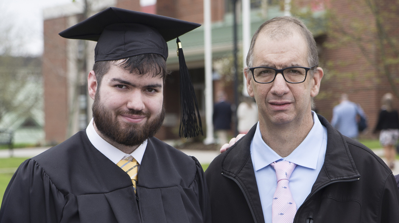 In May 2019, Mike was healthy enough to attend his son's college graduation. (Courtesy: Mike Balla)