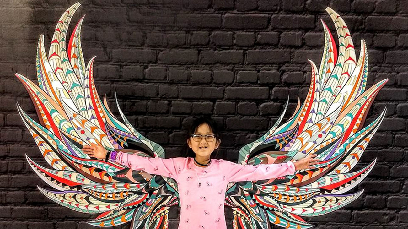 Emma's major surgeries are behind her, allowing her to 'spread her wings.' (Courtesy: Lisa Goodwin)