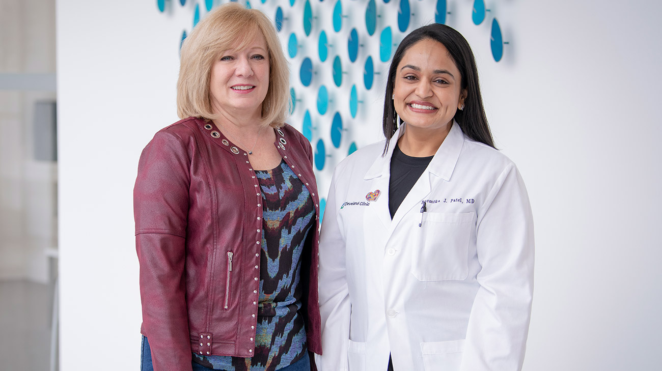 Laura Champan (left) and Dr. Bhumika Patel (right) (Courtesy: Cleveland Clinic).