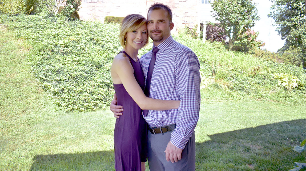 Samantha is back to living her life — going to her nephews’ plays and baseball games, spending time with Adam (left) and her family, and exploring Cleveland.