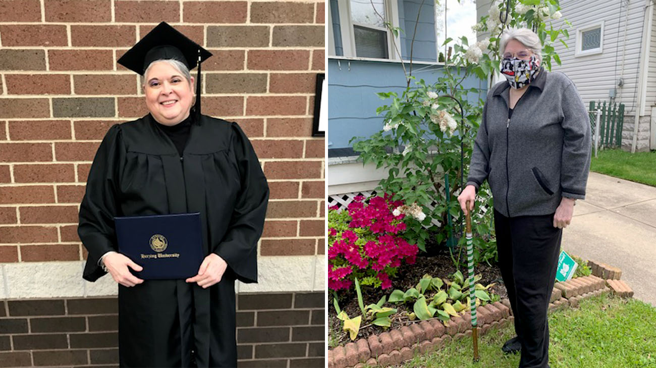 Marilyn graduated with her bachelor's degree in January 2020, just two months before getting sick with COVID-19. (Courtesy: Marilyn Schneider)