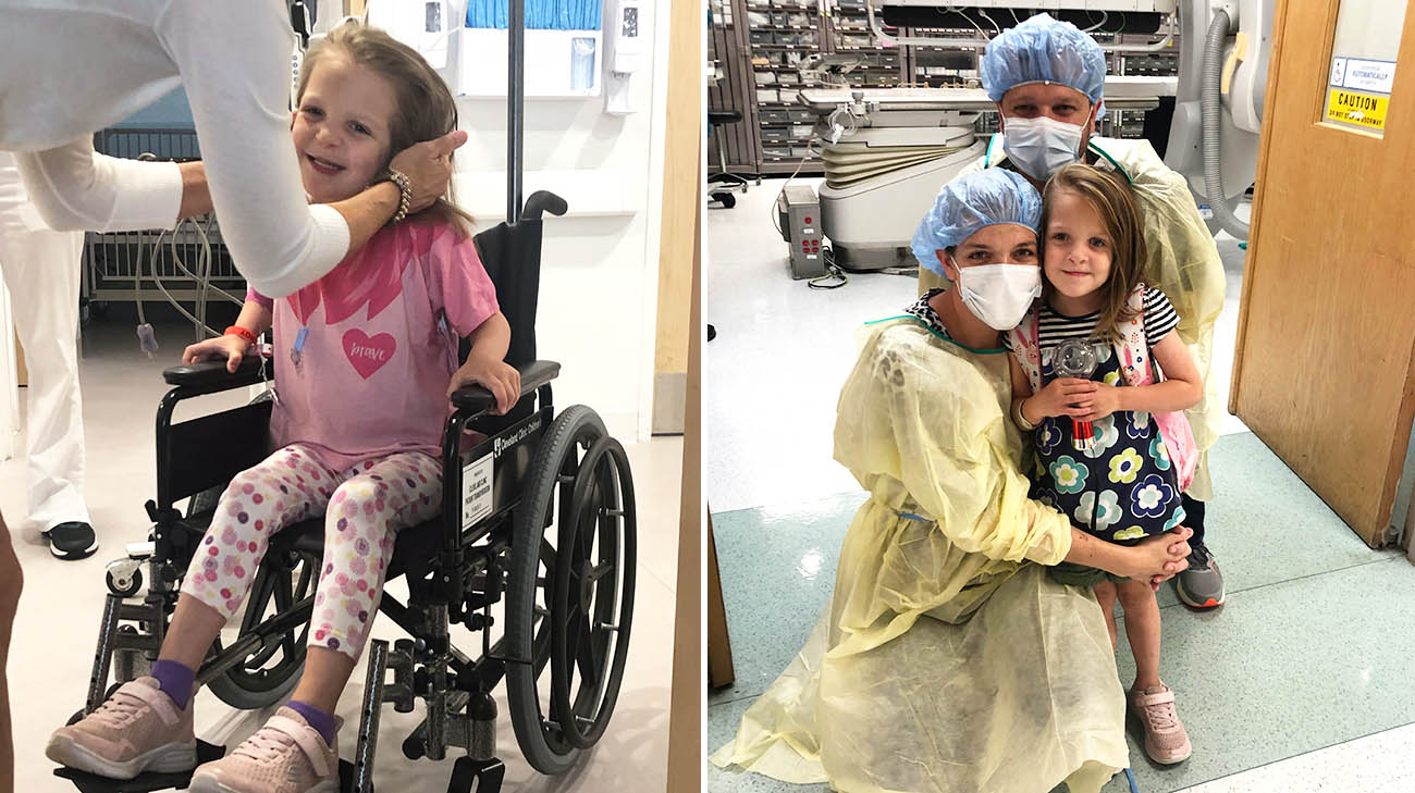 Charlotte has endured 18 procedures at Cleveland Clinic Children's since birth. 