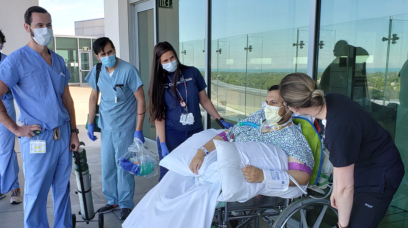 More than 200 caregivers at Cleveland Clinic treated Marzuk Chaudry. (Courtesy: Marzuk Chaudry)