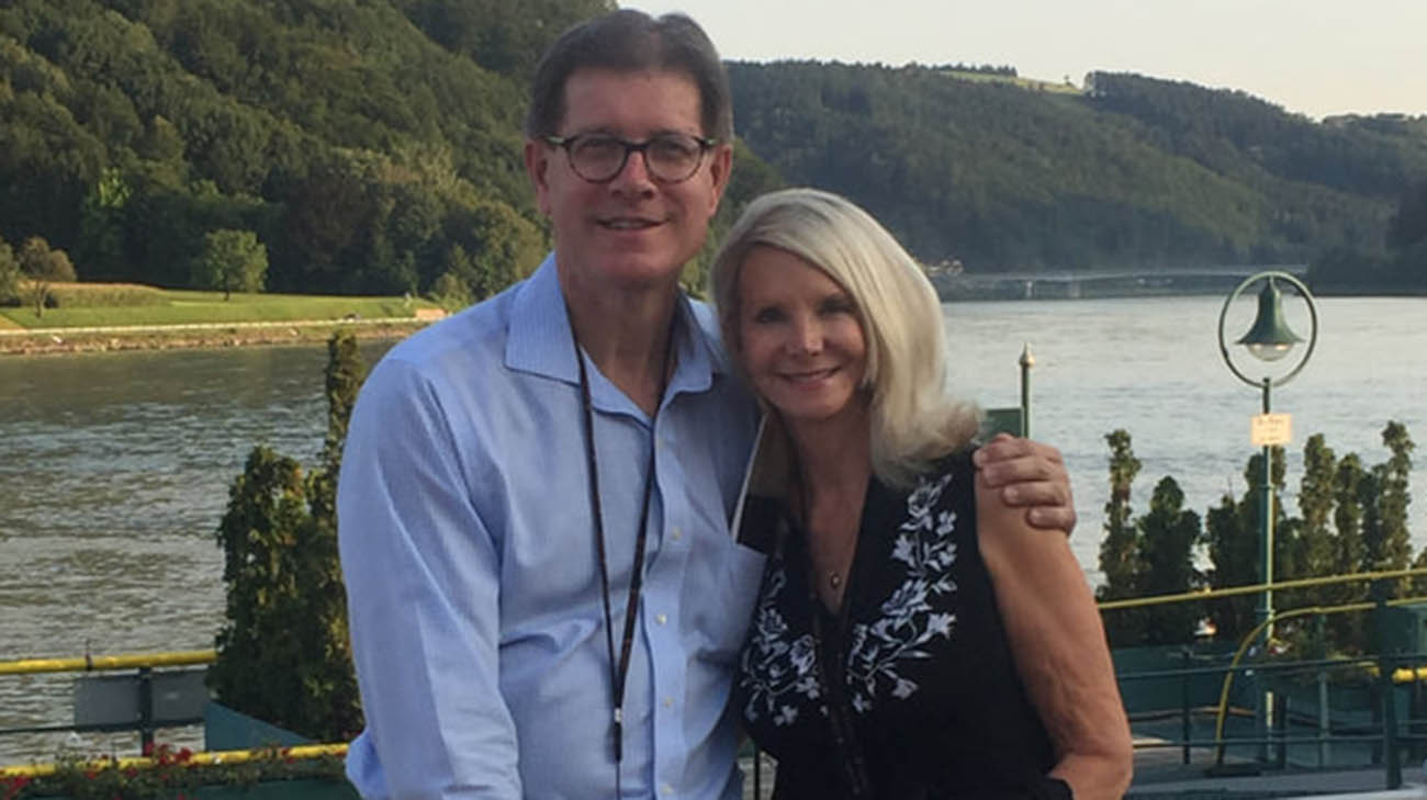 Dr. Rick Wilson, with his wife, Deborah.