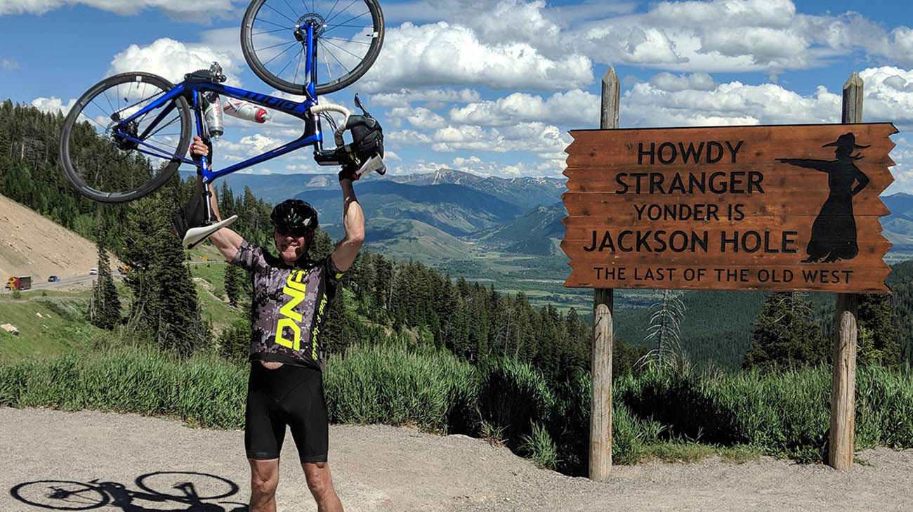 Dr. Rick Wilson biked 70 miles one week before he had a massive heart attack.