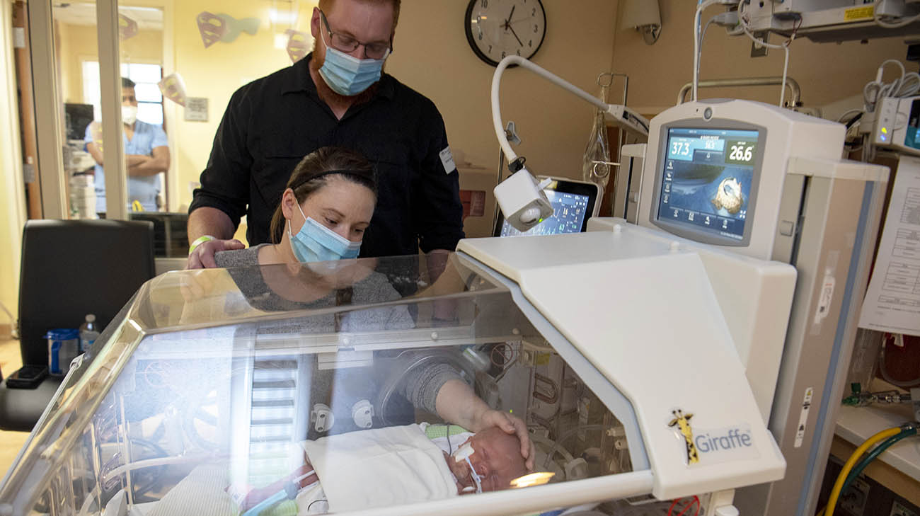 Maverick spent six weeks in the NICU at Cleveland Clinic Children's. 